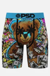 PSD Underwear Money Hype Boxershorts - Blue + Multicolor L Herren