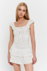 Tally Weijl Minirock - Offwhite S Damen