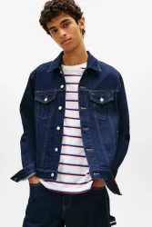 Tommy Jeans Jeansjacke - Denim Dark L Herren