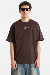 Karl Kani Oversize T-Shirt - Brown M Herren