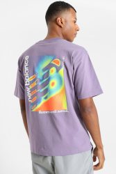New Balance T-Shirt - Candied Violet S Herren