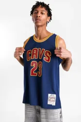 Mitchell & Ness Mesh Tanktop - Navy + Yellow L Herren