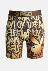PSD Underwear Boxershorts - Brown + Gold L Herren