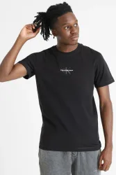 Calvin Klein Jeans Monologo T-Shirt - Black S Herren