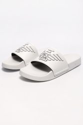 Emporio Armani Pantoletten - White EU40 Herren