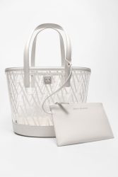 Armani Exchange Shopper - White + Clear Einheitsgroesse Damen