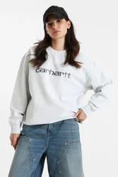 Carhartt WIP Oversize Sweatshirt - Ash Heather XS Damen