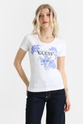 Guess T-Shirt - Pure White M Damen