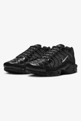 Nike Air Max Plus Sneaker - Black + Metallic Silver + Volt EU42 Herren