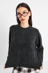 Only ONLPIEMONTE Cardigan - Dark Grey Melange XL Damen