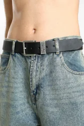Armani Exchange Ledergürtel - Black 95 Herren