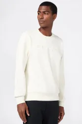 Champion Sweatshirt  - Cream L Herren