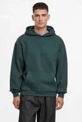 Urban Classics Fluffy Kapuzensweatshirt - Bottle Green M Herren