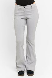 Tally Weijl Flare-Hose - Light Grey Heather 36 Damen