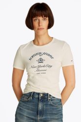 Tommy Jeans T-Shirt - Ancient White M Damen