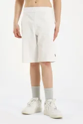 U.S. Polo Assn. Sweatshorts - White 10 Kids
