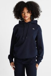 Lacoste Oversize Kapuzensweatshirt - Navy 36 Damen