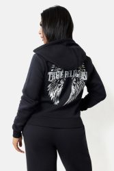 True Religion Kapuzensweatshirt - Jet Black S Damen