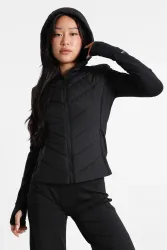 Guess Leichte Gesteppte Jacke - Jet Black S Damen