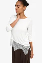 Only ONLLAILA Langarmshirt - Cloud Dancer S Damen