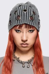 Minga London Elektra Beanie - Grey Washed Einheitsgroesse Damen