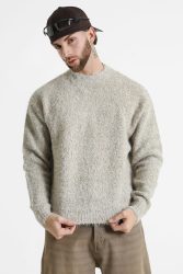 Only & Sons ONSNOAH Hairy Strickpullover - Chinchilla S Herren