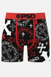 PSD Underwear Sinner Boxershorts - Red + Black L Herren
