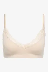 Only ONLVICKY Bralette - Light Beige S/M Damen