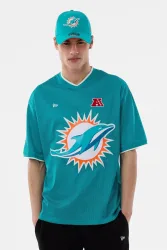 New Era Mesh T-Shirt - Teal Breeze L Herren