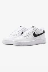 Nike Air Force 1 Sneaker - White + Black EU36 Kids