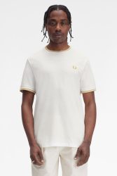Fred Perry T-Shirt - Snow White S Herren