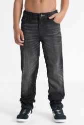 Jack & Jones Junior Glenn Slim Fit Jeans - Used Black 152 Kids