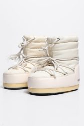 Moon Boot EVX Light Nylon Puffer Schneestiefelette - Cream EU39/40 Damen