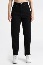 Levi's High Waisted Mom Jeans L27 - Flash Black 25/29 Damen