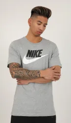 Nike T-Shirt - Light Grey Heather S Herren