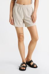 Only ONLBILL Stoffshorts - Summer Sand + Black S Damen