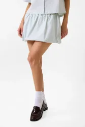 Guess Jeans Minirock mit Innenshorts - Lime Parfait + White S Damen