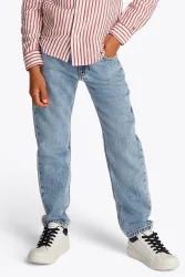 Tommy Hilfiger Kids Modern Straight Leg Jeans - Authredcastmid 16 Kids