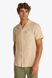 Tommy Jeans Leinenhemd - Newsprint S Herren