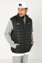Ellesse Gestepptes Gilet - Schwarz S Herren