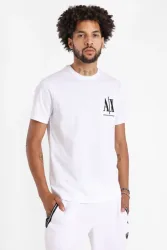 Armani Exchange T-Shirt - White L Herren