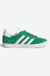 Adidas Originals Gazelle Sneaker - Green + Footwear White + Gold Metallic EU36 Kids
