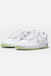 Nike Air Force 1 Sneaker - White + Honeydew EU36.5 Kids