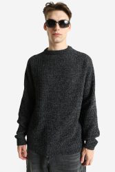 Only & Sons ONSJOIN Strickpullover - Black + Gray Pinst L Herren