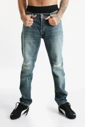 Jack & Jones Regular Fit Jeans L32 - Blue Denim 28/32 Herren