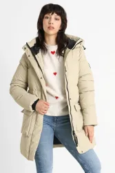 Shōrai Puffermantel - Beige M Damen