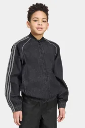 Adidas Originals Jeans Trainingsjacke - True Black Denim 164 Kids