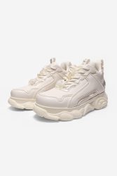 Buffalo Vegan CLD Chai Charm Plateau Sneaker - White + Mermaid EU37 Damen