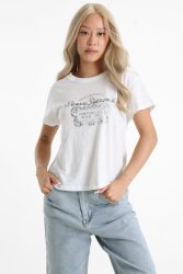 Pepe Jeans Rosabella T-Shirt - White M Damen