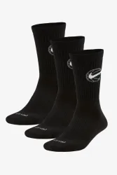 Nike Dreierpack Socken - Schwarz EU38-42 Herren